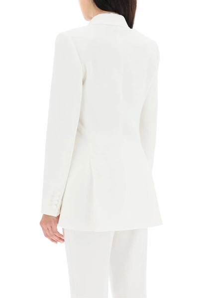 Shop Max Mara Lolly Tuxedo Blazer In White