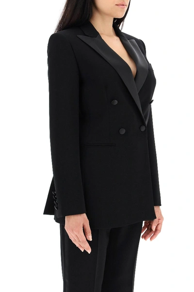 Shop Max Mara Lolly Tuxedo Blazer In Black