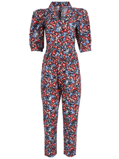 Shop Lhd Baigneurs Jumpsuit Floral Watercolor