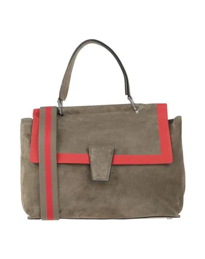 Shop Gianni Chiarini Handbags In Military Green