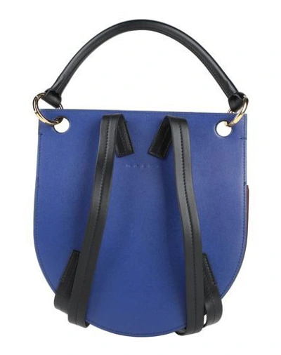 Shop Marni Backpacks & Fanny Packs In Blue