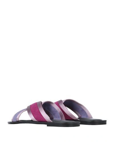 Shop Pollini Sandals In Lilac