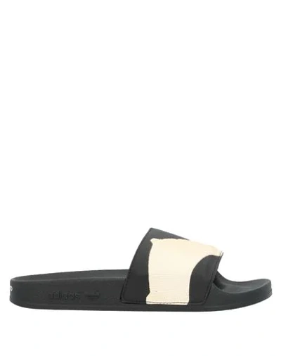 Shop Y-3 Sandals In Black