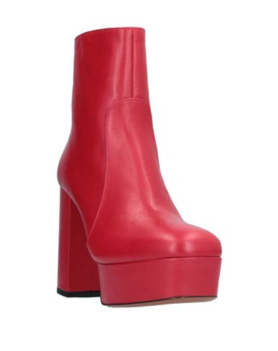 Shop Pinko Ankle Boots In Fuchsia