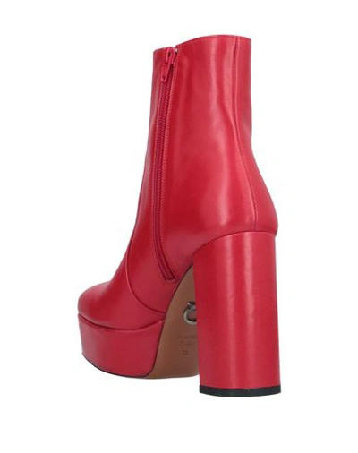 Shop Pinko Ankle Boots In Fuchsia