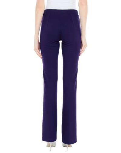 Shop Clips Casual Pants In Purple
