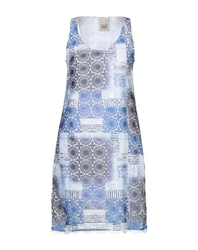 Shop Jijil Midi Dresses In Pastel Blue