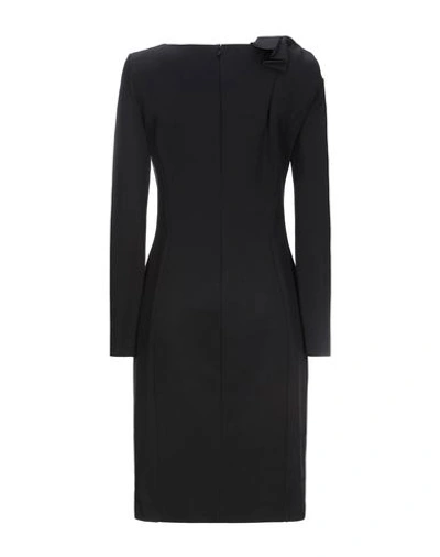 Shop Emporio Armani Woman Midi Dress Black Size 12 Viscose, Polyamide, Elastane