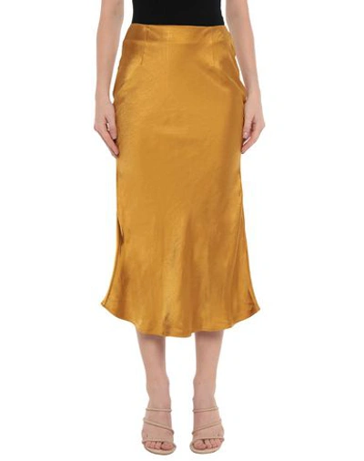 Shop Glamorous Midi Skirts In Ocher