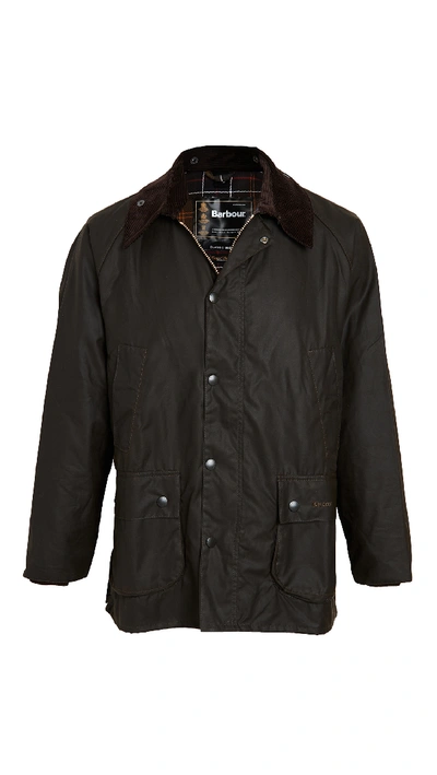 Shop Barbour Classic Bedale Wax Jacket In Olive