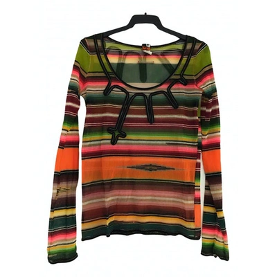 Pre-owned Jean Paul Gaultier Multicolour Polyester Top