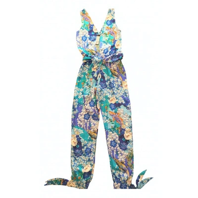 Pre-owned Blumarine Multicolour Silk Jumpsuit