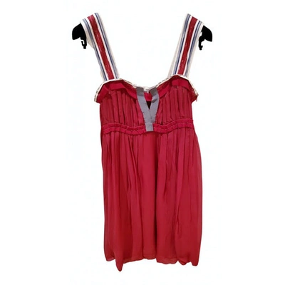 Pre-owned Philosophy Di Alberta Ferretti Mini Dress In Red