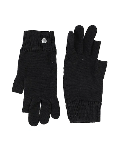 Shop Rick Owens Gloves In Black