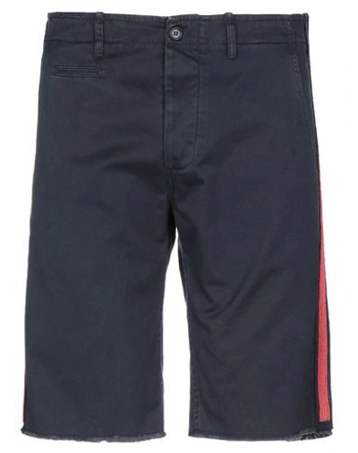 Shop President's Man Shorts & Bermuda Shorts Midnight Blue Size 29 Cotton