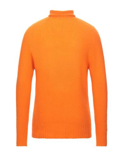 Shop Macchia J Man Turtleneck Orange Size L Wool, Polyamide