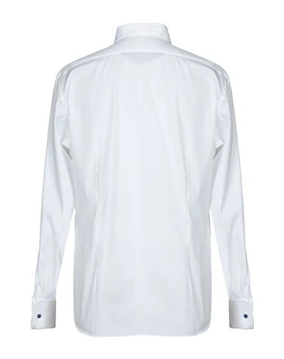 Shop Alessandro Gherardi Solid Color Shirt In White
