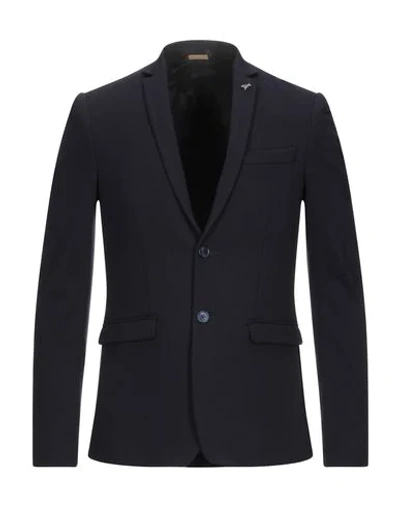 Shop Patrizia Pepe Man Blazer Midnight Blue Size 38 Viscose, Polyamide, Elastane