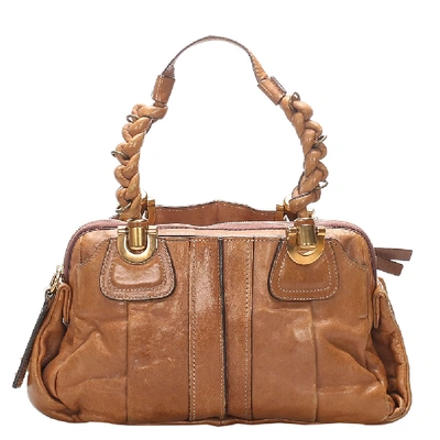 Pre-owned Chloé Brown Leather Heloise Shoulder Bags