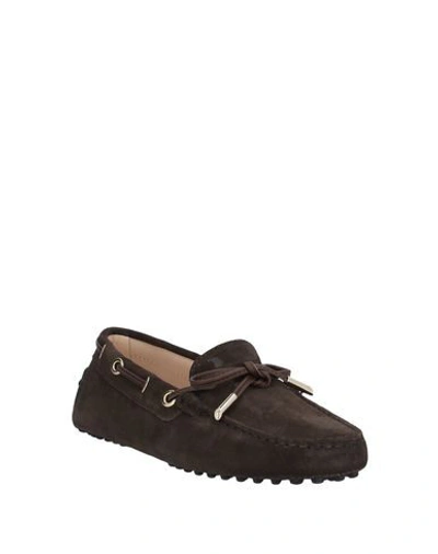 Tod's Loafers In Dark Brown