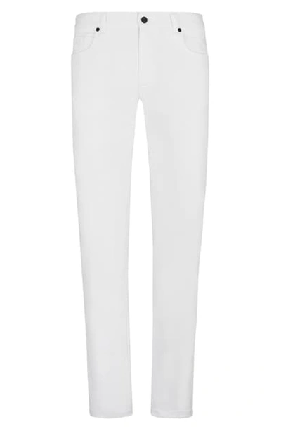 Shop Fendi Stamp White Jeans In White F0qa0