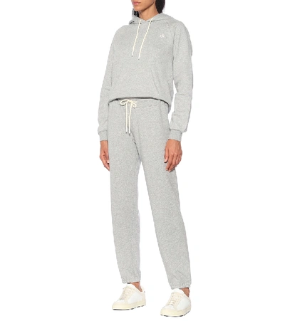 Shop Tory Sport Cotton-blend Sweatpants In Grey