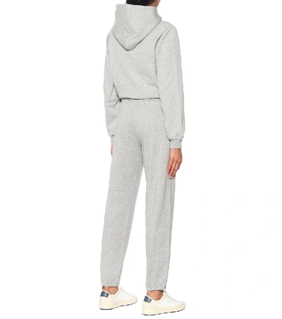 Shop Tory Sport Cotton-blend Sweatpants In Grey