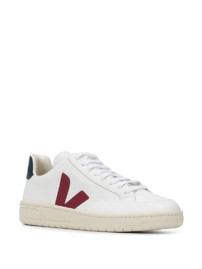 Shop Veja V-10 Low-top Sneakers In White