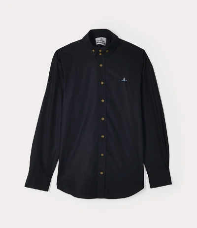 Shop Vivienne Westwood Two Button Krall Shirt In Black