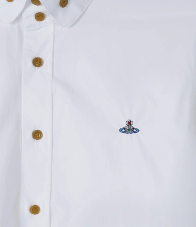 Shop Vivienne Westwood Two Button Krall Shirt In White