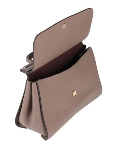 Shop Dolce & Gabbana Woman Handbag Dove Grey Size - Calfskin