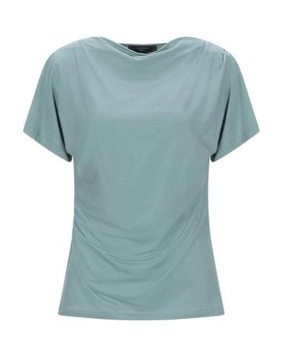 Shop Weekend Max Mara T-shirt In Pastel Blue