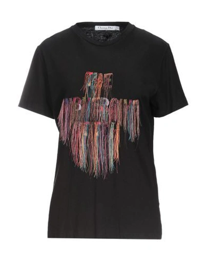 Shop Dior T-shirts In Black