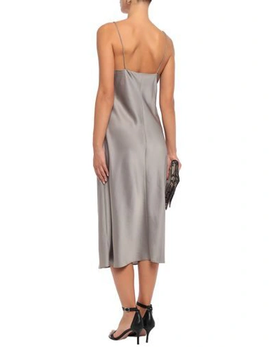 Shop Filippa K Midi Dresses In Grey