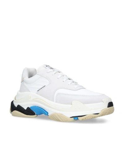 Shop Balenciaga Triple S Sneakers In White