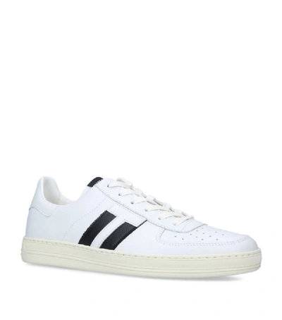 Shop Tom Ford Leather Radcliffe Low-top Sneakers