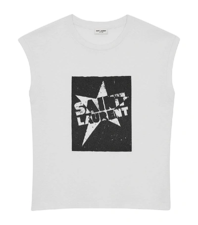 Shop Saint Laurent Star Logo T-shirt