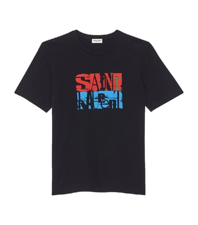 Shop Saint Laurent Graphic Logo T-shirt