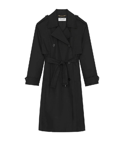 Shop Saint Laurent Trench Coat