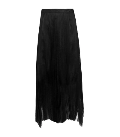 Shop Allsaints Meya Pleated Midi Skirt