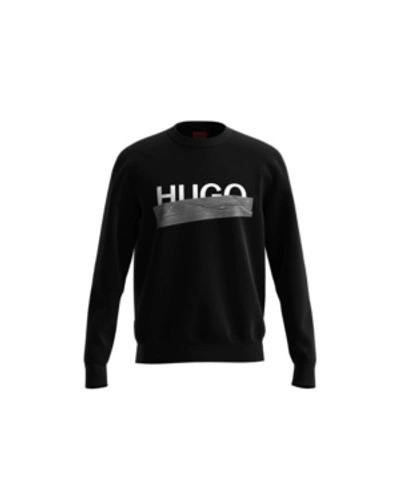 Shop Hugo Men's Dicago Sweatshirt In Black