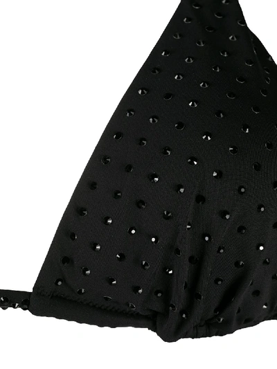 Shop La Perla Stargaze Triangle Bikini Top In Black