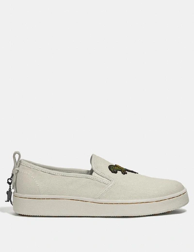 Shop Coach C115 Slip On In Chalk