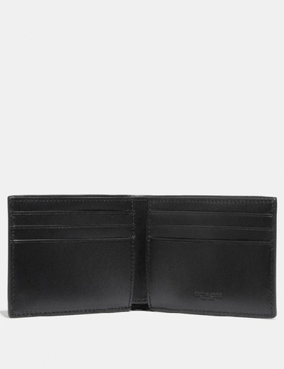 Shop Coach Slim Billfold Wallet In Khaki