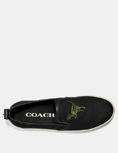 Shop Coach C115 Slip On In Black
