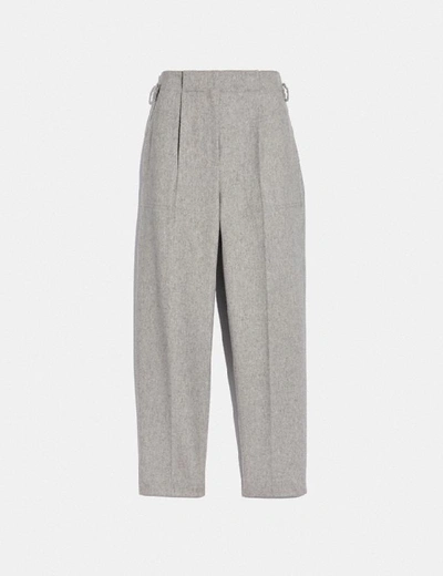 Shop Coach Tailored Pants In Color<lsn_delimiter>grey