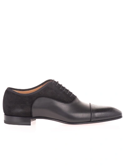 Shop Christian Louboutin Incontrato Greggo Flat Oxford Shoes In Black