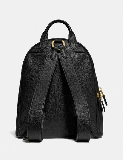 Shop Coach Carrie Backpack 23 - Women's In Brass/black