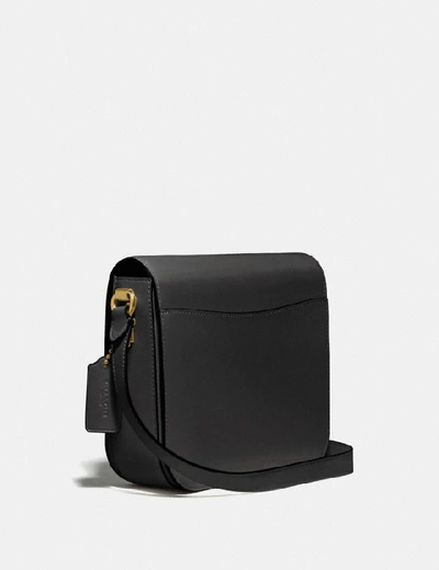 Shop Coach Hutton Saddle Bag In Brass/black