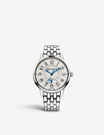 Shop Jaeger-lecoultre Women's Silver 3448110 Rendez-vous Night & Day Stainless-steel And Diamond Automati